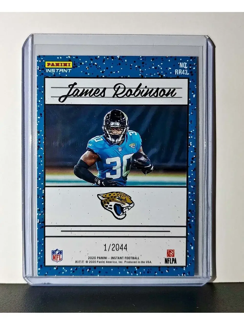 James Robinson Rookie 2020 Panini NFL #43 Rated Rookie Card Jacksonville Jaguars